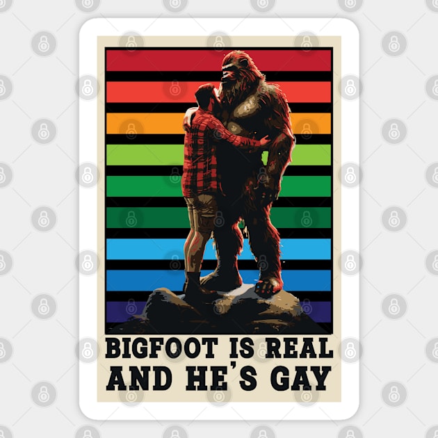 Bigfoot Is Real And He's Gay Magnet by Trendsdk